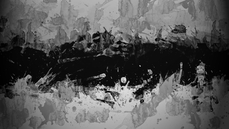 abstract, monochrome, dark, paint splash, gray, black