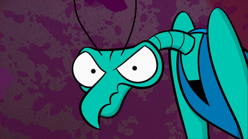 cartoon, Zorak, purple background, purple