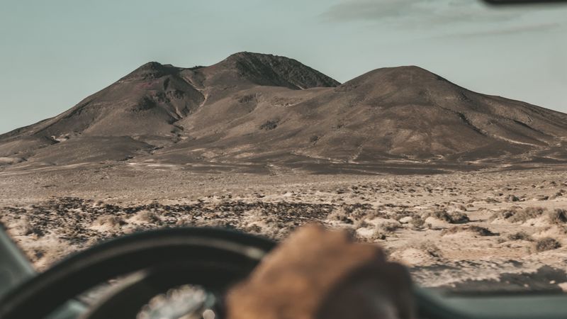 mountains, hills, desert, landscape, first person, 4k