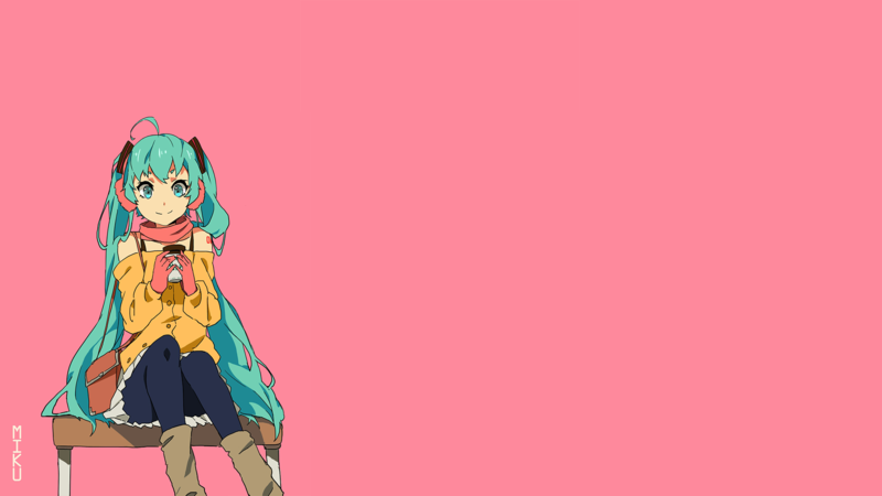 Vocaloid, Hatsune Miku, anime girls, music