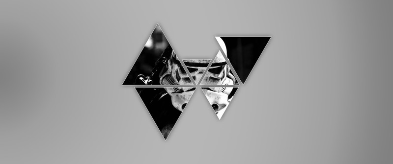 Star Wars, Trooper, monochrome
