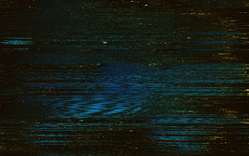 glitch art, abstract, digital art, blue