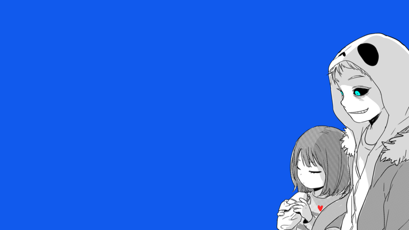 Undertale, Sans, Frisk, blue eyes, anthropomorphism, sandwich, simple background, hoods