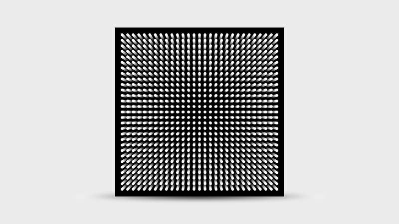 Flatdesign, simple, optical illusion