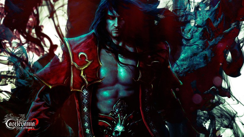 Castlevania, Castlevania: Lords of Shadow 2, video games, Fantasy Men, red eyes, video game art
