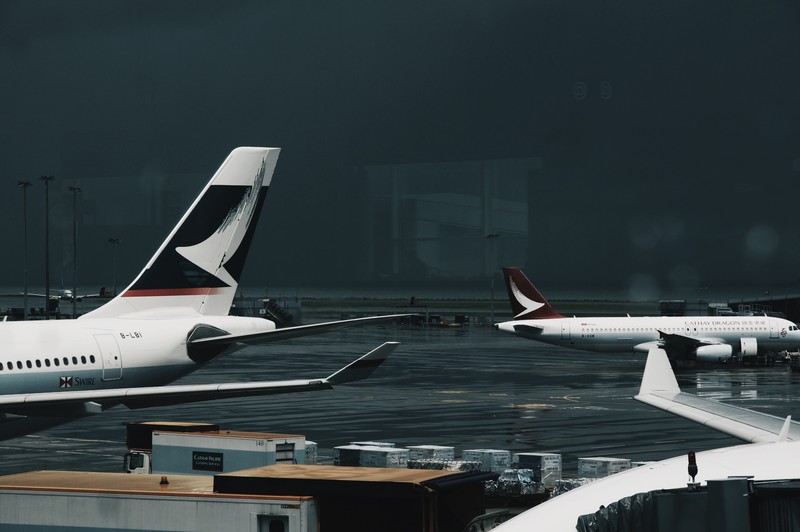 minimalism, construction site, airport