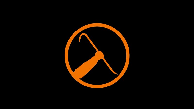 Half-Life, video games, minimalism, PC gaming, black background