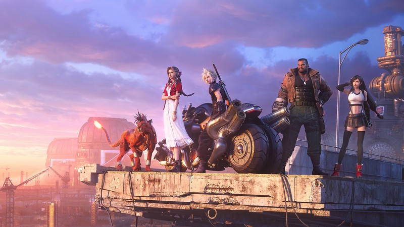 Final Fantasy VII, PlayStation, video games, Final Fantasy VII: Remake, Red XIII, Aerith Gainsborough, Cloud Strife, Barret Wallace, Tifa Lockhart
