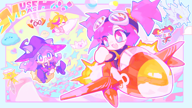 MuseDash, Game CG, colorful, anime girls