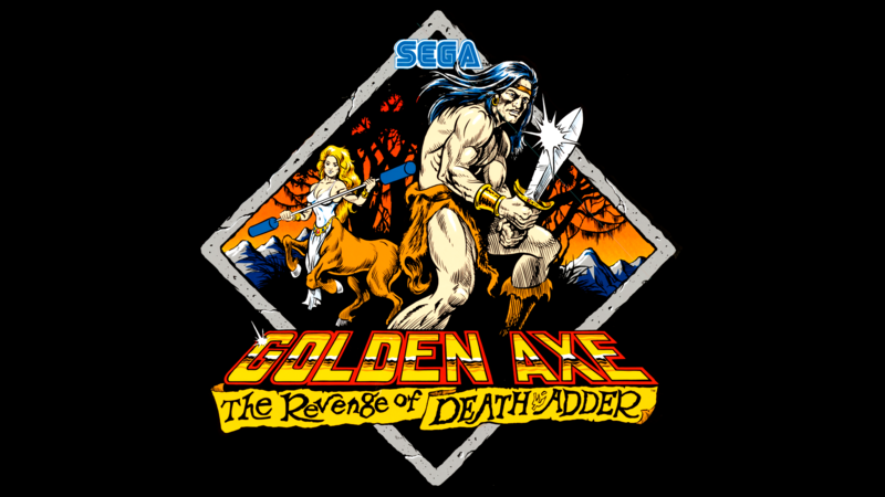 video games, arcade machine, Golden Axe, Sega
