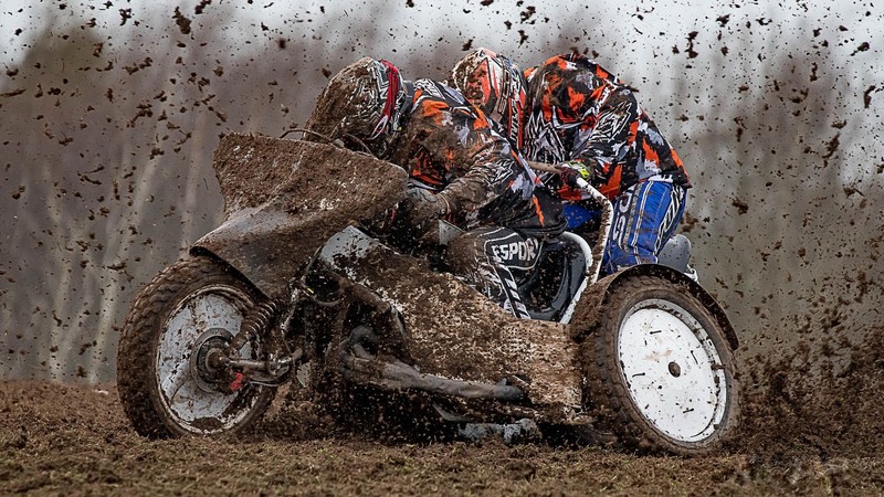 dirt, mud, racing, motorcycle
