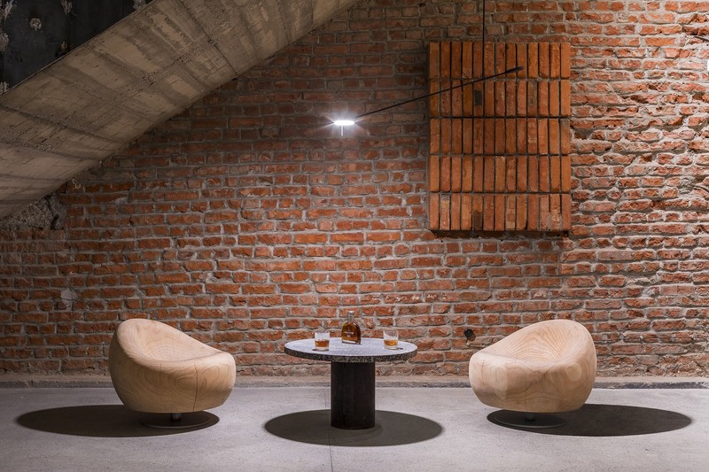 bricks, wall, beverages, interior design