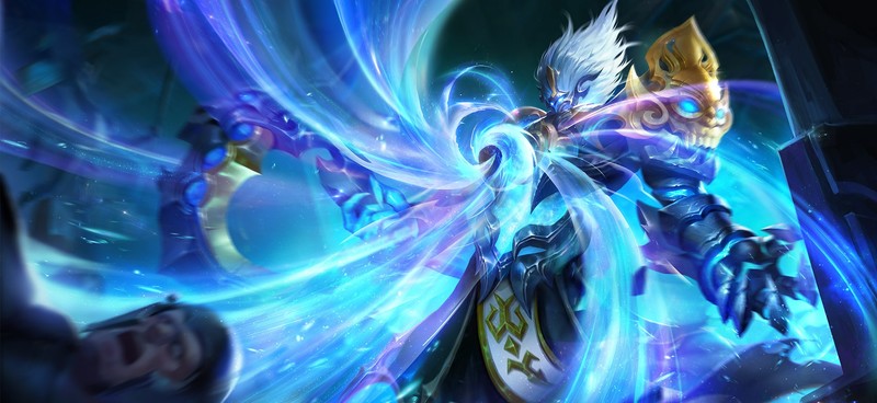anime, fantasy art, blue