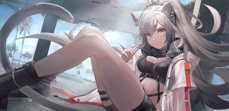anime, anime girls, digital art, artwork, 2D, portrait, Arknights, Schwarz(Arknights)