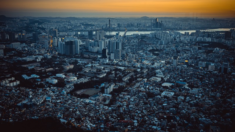 Asia, city, cityscape, Seoul, building