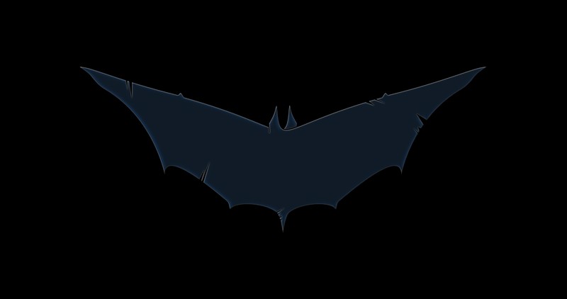 Batman, logo, DC Comics, superhero, black, simple background, steel, minimalism, bat wings