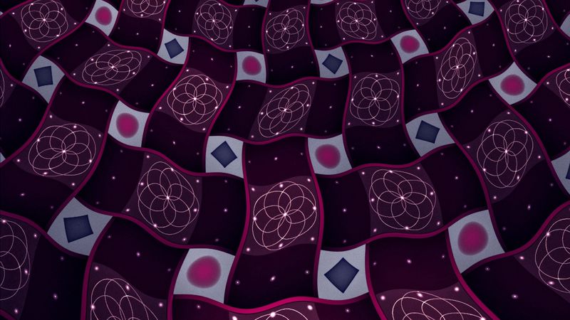 fractal, pattern, geometric, shapes, squares, points, sinuous, 4k
