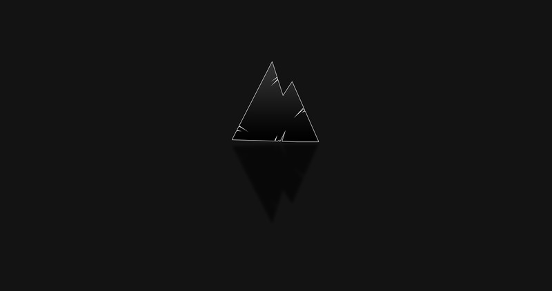 minimalism, simple background, geometry, gray, gradient, black