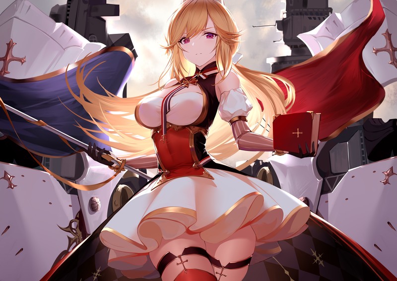 anime, anime girls, digital art, artwork, 2D, portrait, Azur Lane, Richelieu (Azur Lane)