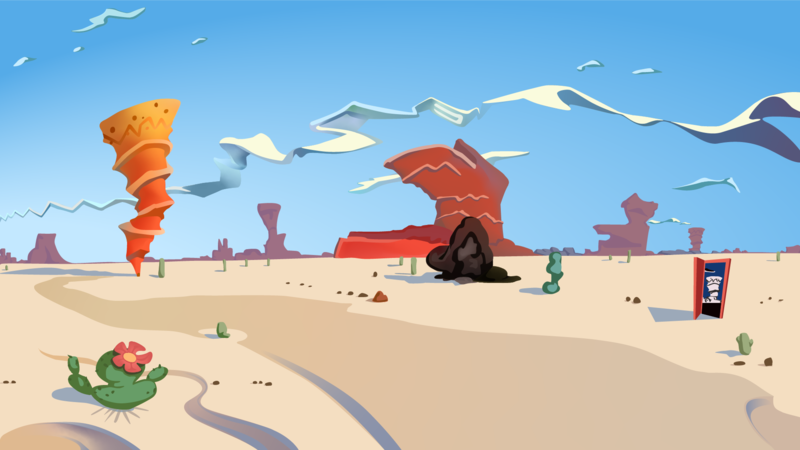 Nintendo, simple, western, landscape, Super Mario Bros., illustration
