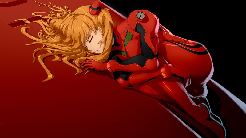 bodysuit, Asuka Langley Shikinami, Neon Genesis Evangelion, long hair, redhead, anime
