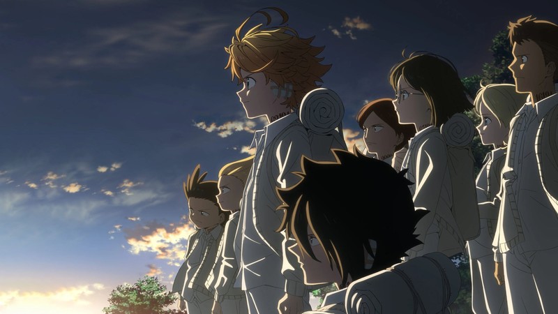 Yakusoku no neverland, Ray (The Promised Neverland), Emma (The Promised Neverland), The promised neverland, anime, anime sky