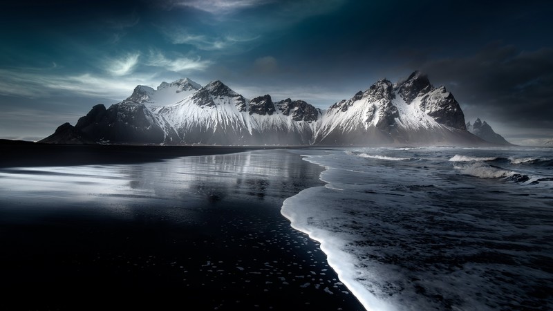 dark, nature, island, cold, water, outdoors