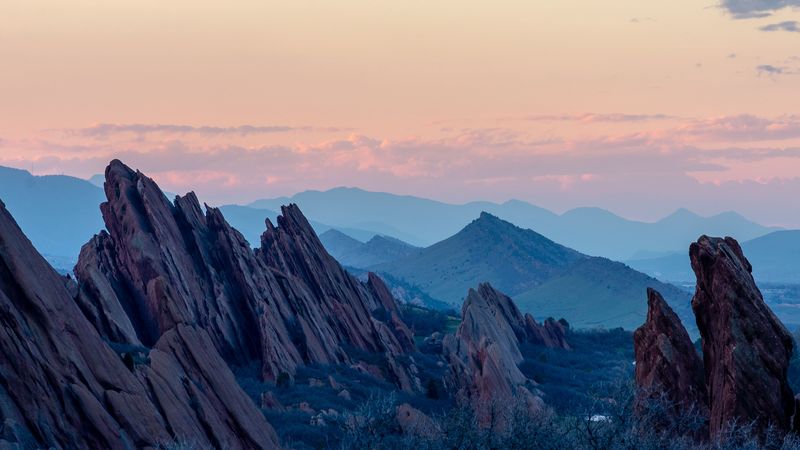 mountains, rocks, landscape, stone, mountain range, 4k