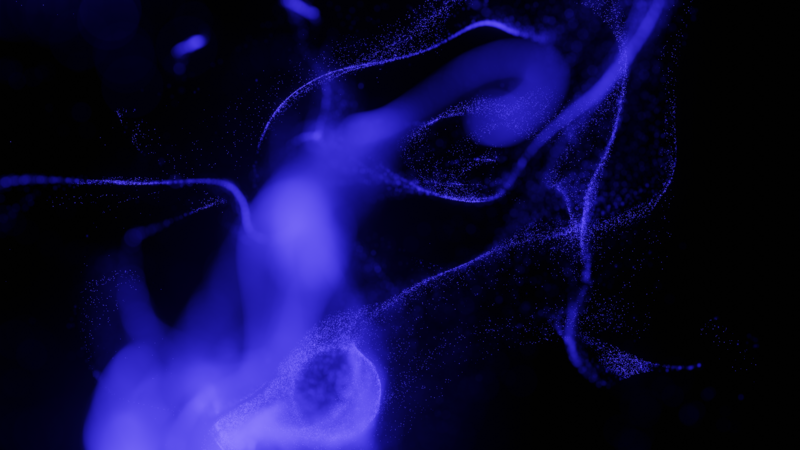 floating particles, 3D Abstract, Blender, digital art