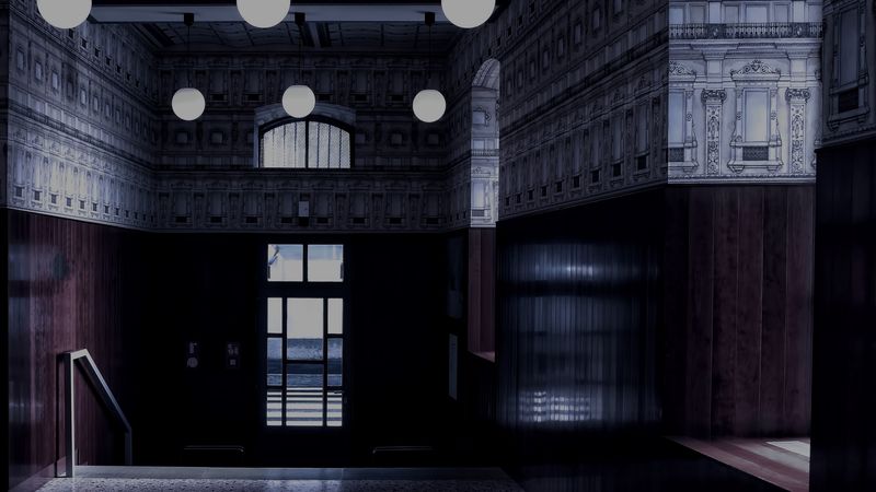 interior, corridor, design, ceiling, lamps, window, 4k