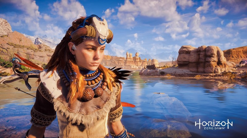 guerrilla games, Horizon: Zero Dawn, Aloy (Horizon: Zero Dawn), video game art, video game girls, video games, PlayStation, Playstation 4 Pro, PlayStation 4, Sony