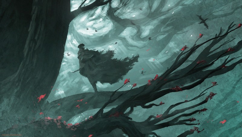 artwork, fantasy art, Bloodborne, video game art, Anato Finnstark