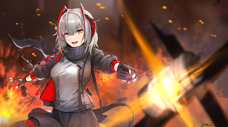 anime, anime girls, digital art, artwork, 2D, portrait, Arknights, W(Arknights)