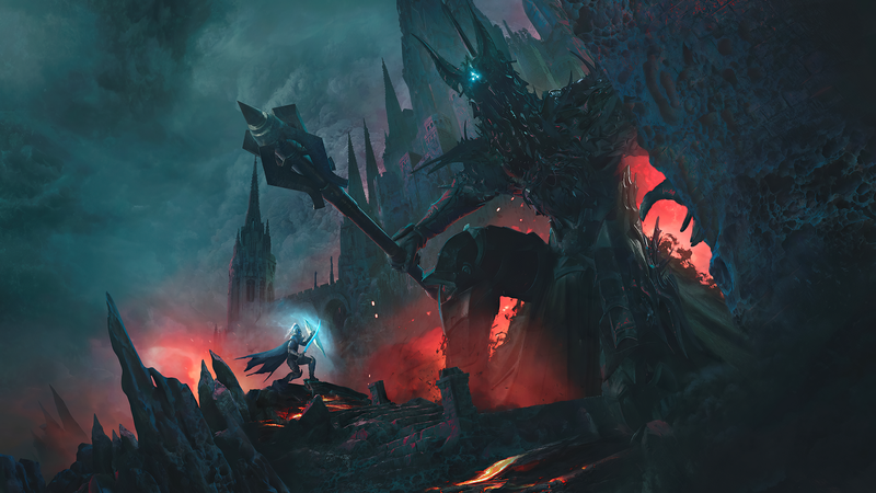The Silmarillion, Fingolfin, Morgoth, The Lord of the Rings, J. R. R. Tolkien, digital art, artwork
