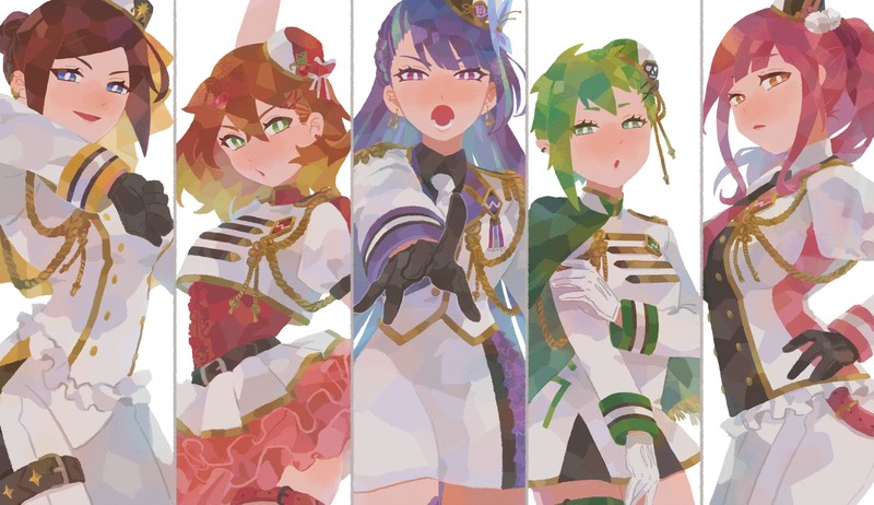 Macross Delta, Kaname Buccaneer, Freyja Wion, Mikumo Guynemer, Reina Prowler, Makina Nakajima, anime, anime girls, Walküre