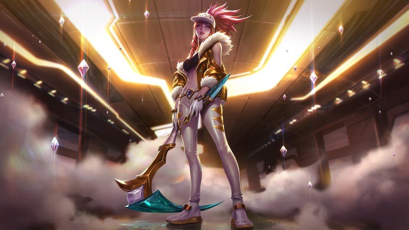 League of Legends, women, PC gaming, artwork, standing
