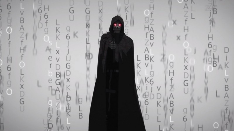 anime, Sword Art Online, red eyes, numbers, death gun
