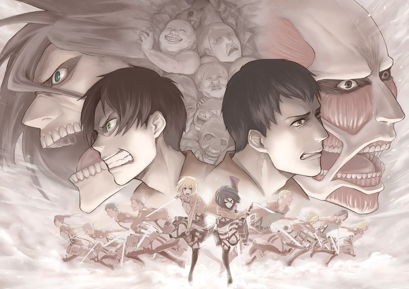 Attack on Titans, anime, Shingeki no Kyojin
