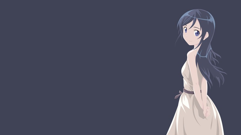 anime, anime girls, Ore no Imouto ga Konnani Kawaii Wake ga Nai, simple background, Aragaki Ayase