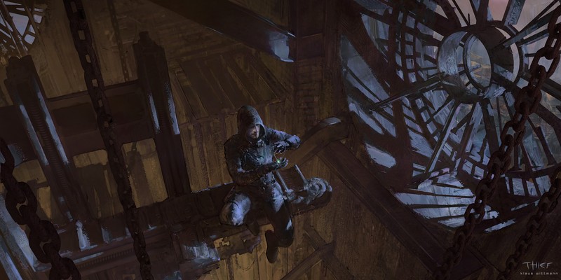 artwork, ArtStation, Thief, video games, video game art