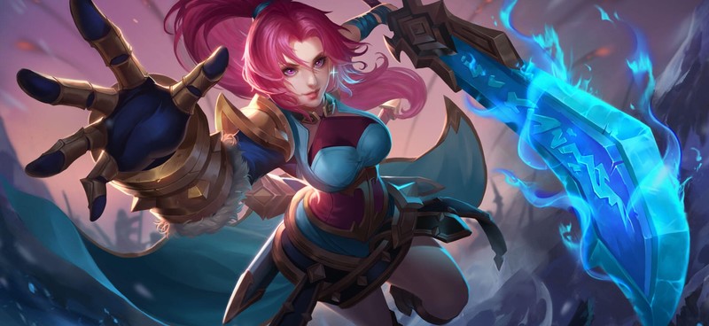 anime, anime girls, pink hair, warrior