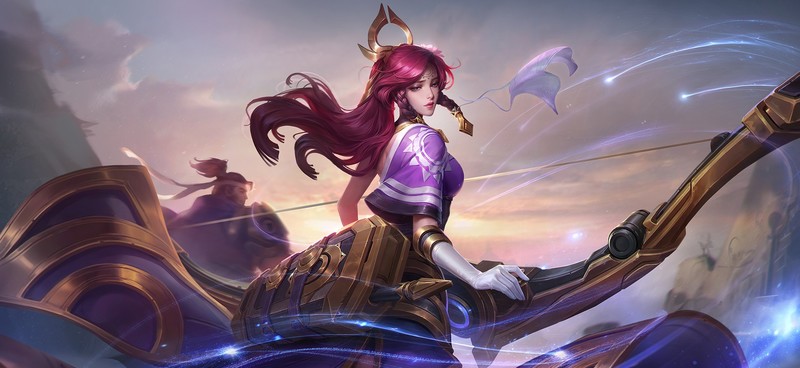 anime, fantasy art, fantasy girl, bow, archer, long hair