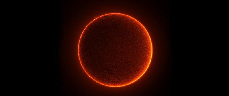 science, nature, space, astronomy, Mir, red, fire, International Space Station, Sun, ultrawide