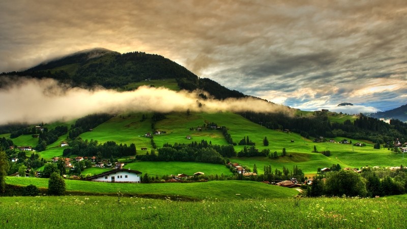 landscape, nature, clouds