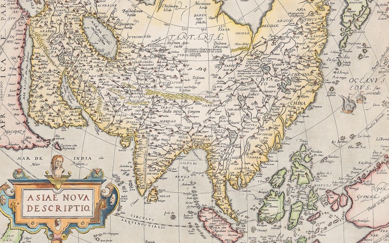 map, Asia, history