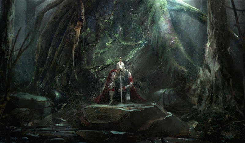 fantasy art, artwork, Dark Souls, knight
