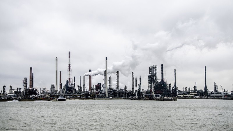 city, industrial, grey, smoke, factories