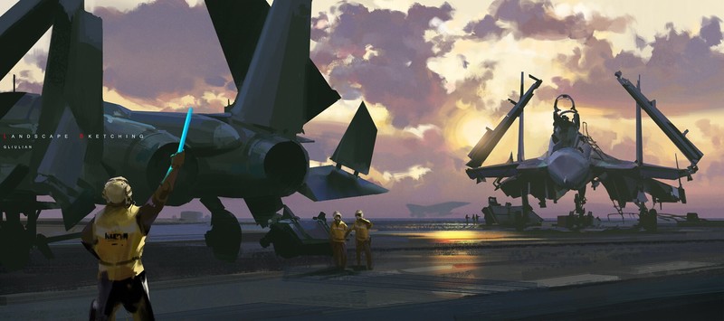 military, aircraft, artwork, military aircraft, flight deck