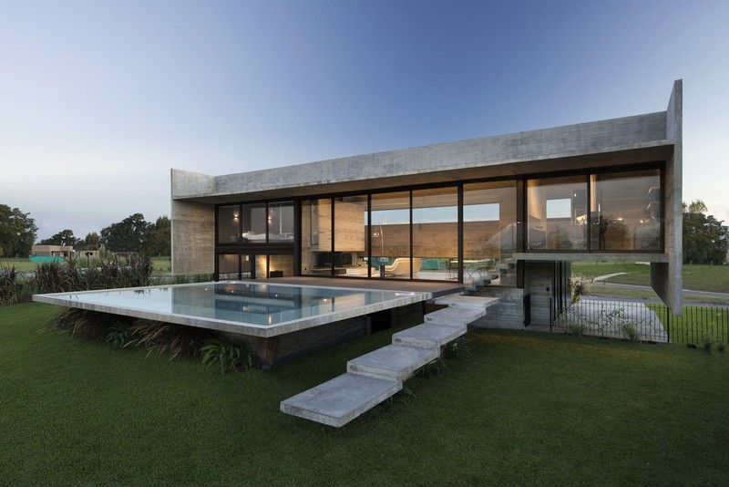 house, modern, architecture, swimming pool