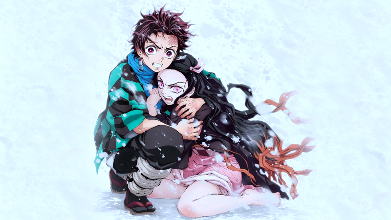 Kamado Nezuko, Kimetsu no Yaiba, Kamado Tanjirō